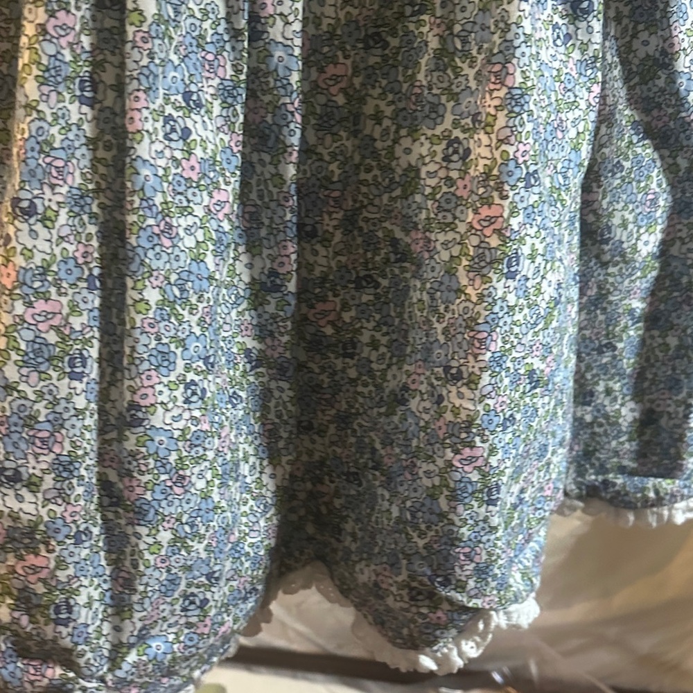 Sweet la Rose size 5 Floral Blue and Pink Kids CHILD OF GOD Dress 0008 - Picture 5 of 7